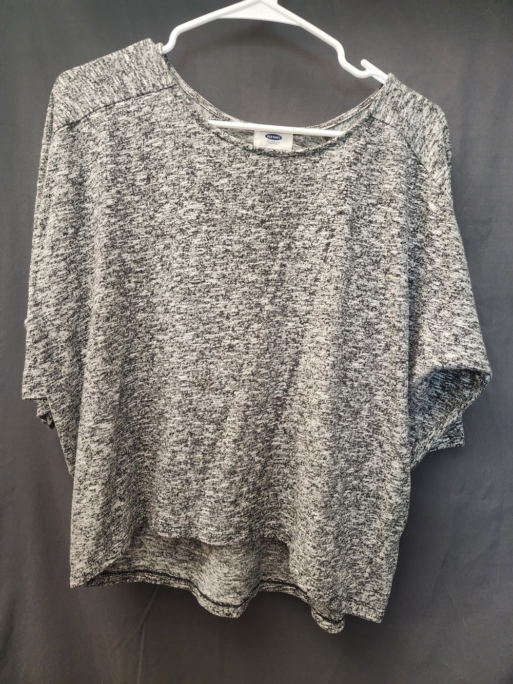 Old Navy Gray Marled 3/4 Sleeve Womens Size Small